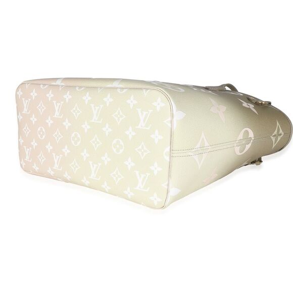 Louis Vuitton Sunset Kaki Monogram Giant Spring In The City Neverfull MM - Picture 5 of 6